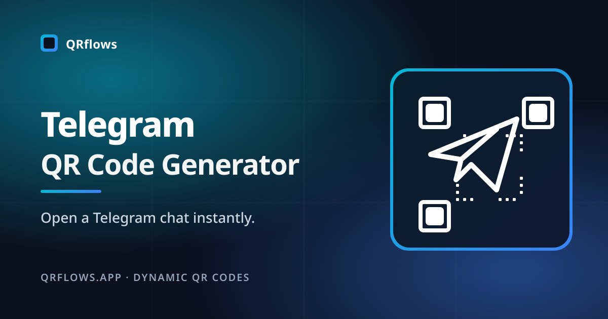 Telegram QR Code Generator – Free QR Code for Telegram Chats, Bots ...